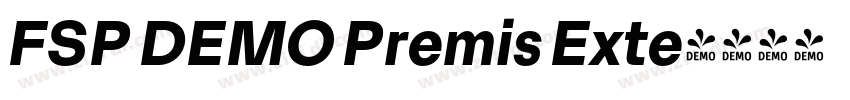 FSP DEMO Premis Exte字体转换